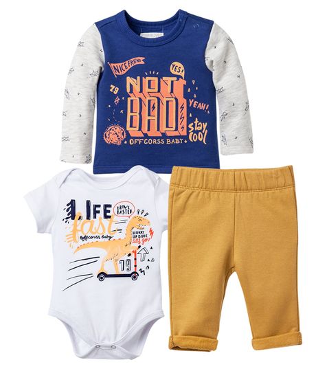 Conjunto 3pzs Surf Bebe Ni/ño Blanco
