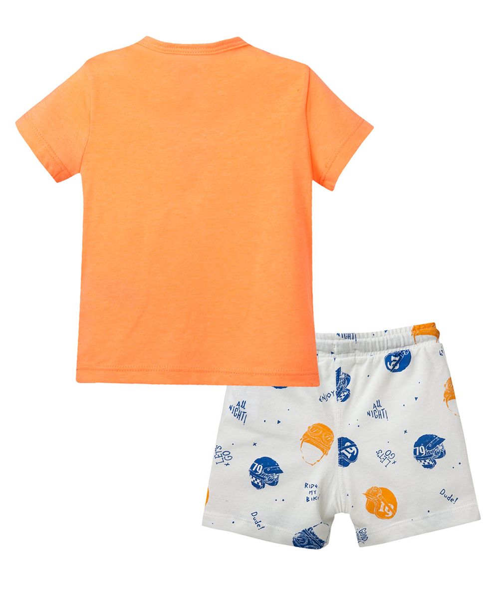 Pijama | Pijamas | OFFCORSS - OFFCORSS pijama bebe naranja