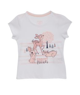 Camiseta-de-pijama-Ropa-bebe-nina-Blanco