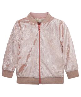 Chaqueta-beisbolera-Ropa-bebe-nina-Rosado