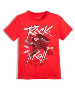 Camiseta-de-pijama-Ropa-nino-Rojo