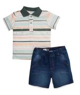 Conjunto-corto-Ropa-recien-nacido-nino-Verde