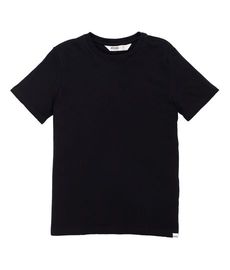 Camiseta-manga-corta-Ropa-nino-Negro