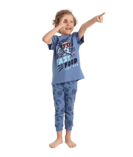 Pantalon-de-pijama-Ropa-bebe-nino-Azul