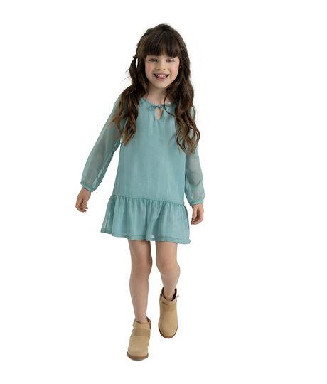 Vestido-manga-larga-Ropa-bebe-nina-Azul