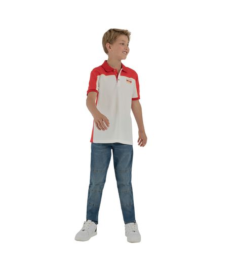 Camiseta-tipo-polo-Ropa-nino-Gris