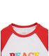 Camiseta-manga-3-4-Ropa-bebe-nino-Rojo