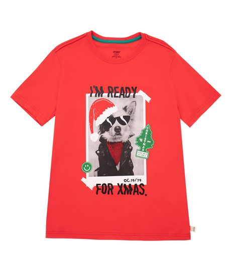 Camiseta-manga-corta-Ropa-nino-Rojo