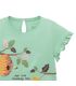 Camiseta-manga-corta-Ropa-bebe-nina-Verde
