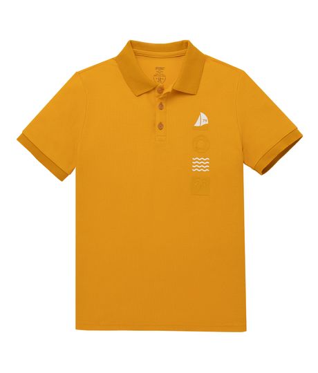Camiseta-tipo-polo-Ropa-nino-Amarillo