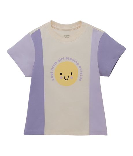 Camiseta-manga-corta-Ropa-bebe-nina-Morado