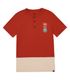 Camiseta-manga-corta-con-cuello-neru-para-niño-Ropa-nino-Rojo