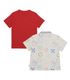 Set-x2-de-camiseta-manga-corta---camiseta-tipo-polo-para-bebe-niño-Ropa-bebe-nino-Rojo
