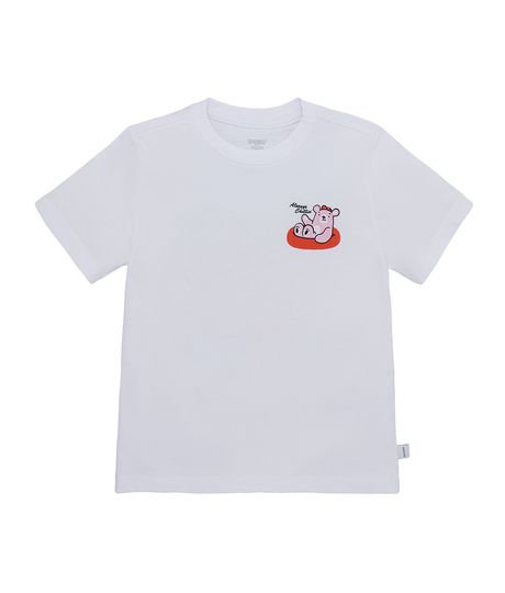 Camiseta-manga-corta-con-grafico-para-bebe-niño-Ropa-bebe-nino-Blanco