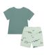Conjunto-de-camiseta-manga-corta---bermuda-para-recien-nacidos-Ropa-recien-nacido-nino-Verde