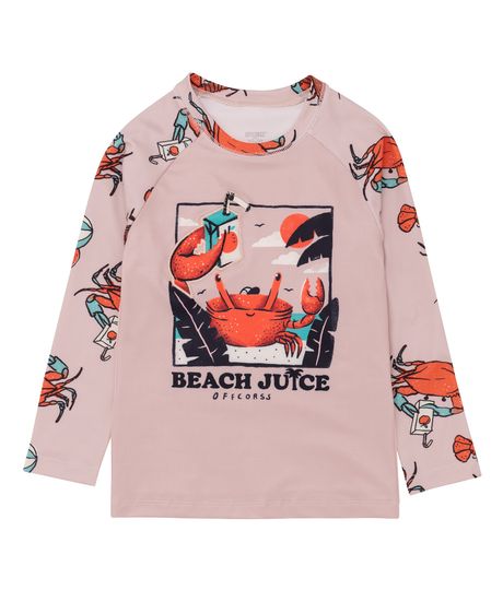 Camiseta-manga-larga-de-playa-para-bebe-niño-Ropa-bebe-nino-Rosado