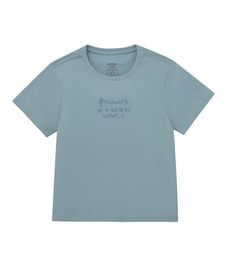 Camiseta-manga-corta-para-bebes-unisex-Bebes-Unisex-Azul