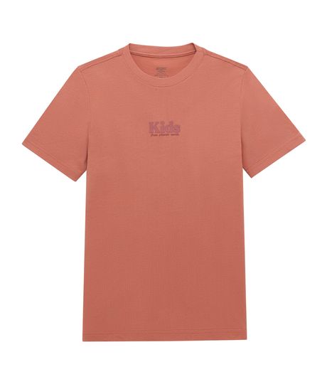 Camiseta-manga-corta-para-niños-unisex-Ninos-Unisex-Rosado
