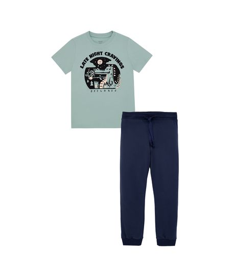 Pijama-conjunto-largo-para-bebe-niño-Ropa-bebe-nino-Verde