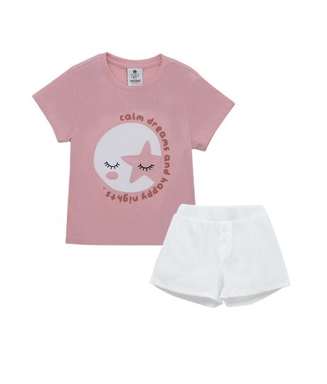 Conjunto-corto-pijama-para-bebe-niña-Ropa-bebe-nina-Rosado