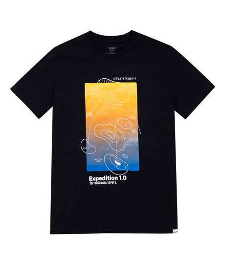 Camiseta-manga-corta-con-grafico-con-gel-para-niños-Ropa-nino-Negro