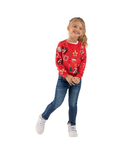 Buzo-de-navidad-para-bebe-niña-Ropa-bebe-nina-Rojo