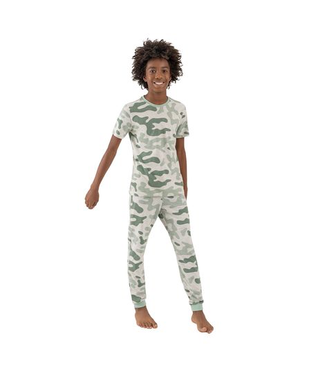 Pijama-conjunto-para-niño-Ropa-nino-Verde