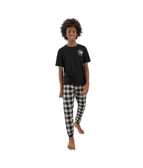 Pijama-conjunto-para-niño-Ropa-nino-Negro