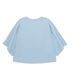 Camiseta-manga-corta-silueta-oversize-para-niña-Ropa-nina-Azul