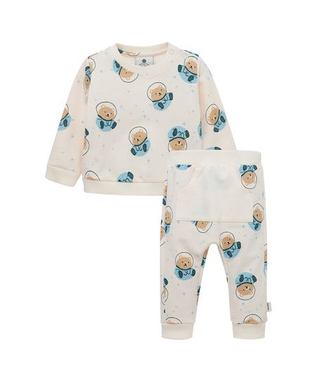 Conjunto-de-buzo-cerrado-manga-larga---sudadera-con-bolsillo-para-recien-nacido-niño-Ropa-recien-nacido-nino-Cafe