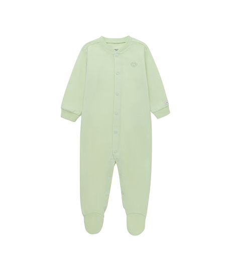 Pijama-enterizo-de-piecitos-para-recien-nacido-unisex-Ropa-recien-nacido-nino-Verde