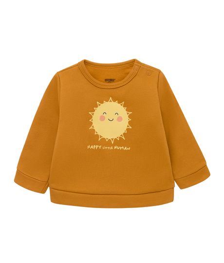 Buzo-cerrado-para-recien-nacido-unisex-Ropa-recien-nacido-nino-Mostaza