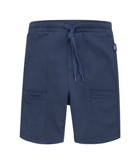 Bermuda-con-bolsillos-laterales-para-bebe-niño-Ropa-bebe-nino-Azul