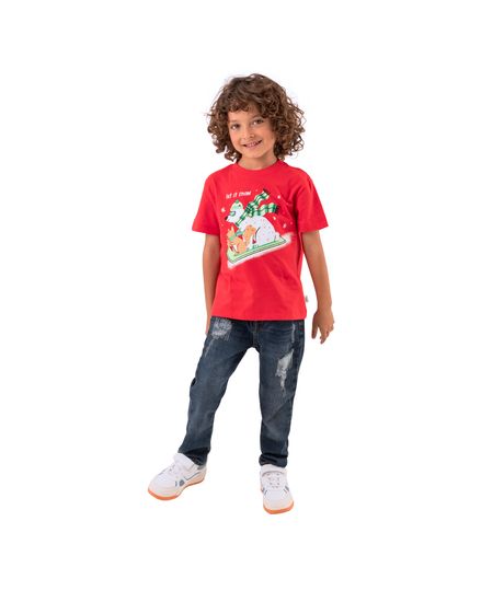 Camiseta Roja Niño