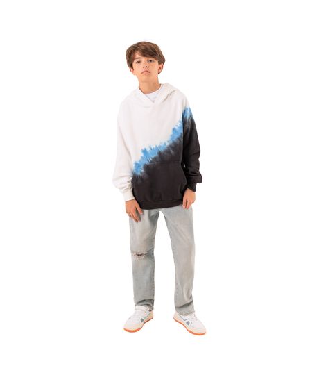 Buzo-cerrado-con-capucha-para-niño-Ropa-nino-Negro