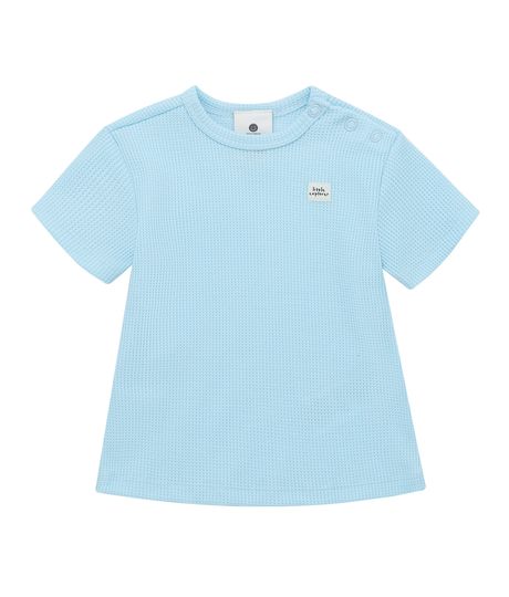 Camiseta-manga-corta-para-recien-nacido-niño-Ropa-recien-nacido-nino-Azul