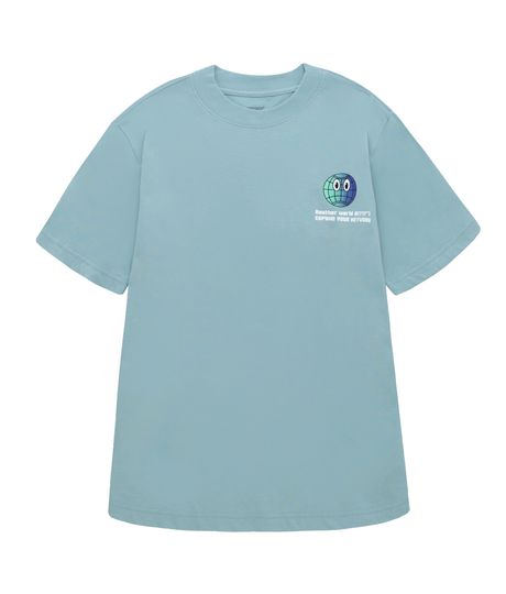 Camiseta-manga-corta-con-grafico-en-el-frente-para-niño-Ropa-nino-Verde