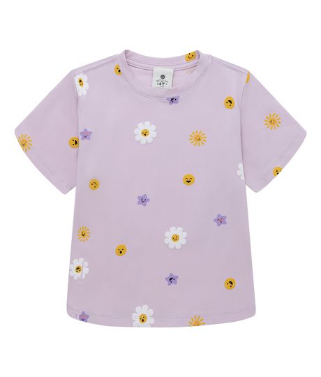 Camiseta-manga-corta-Ropa-bebe-nina-Violeta